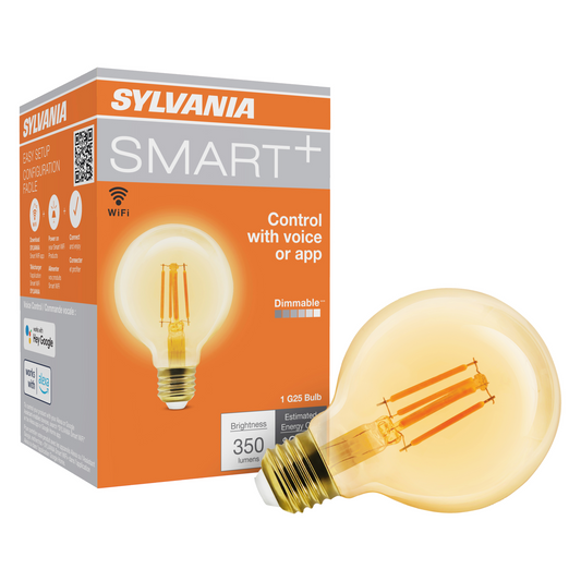 SMART+ WiFi Filament Amber:  G25 Amber White (2000K)