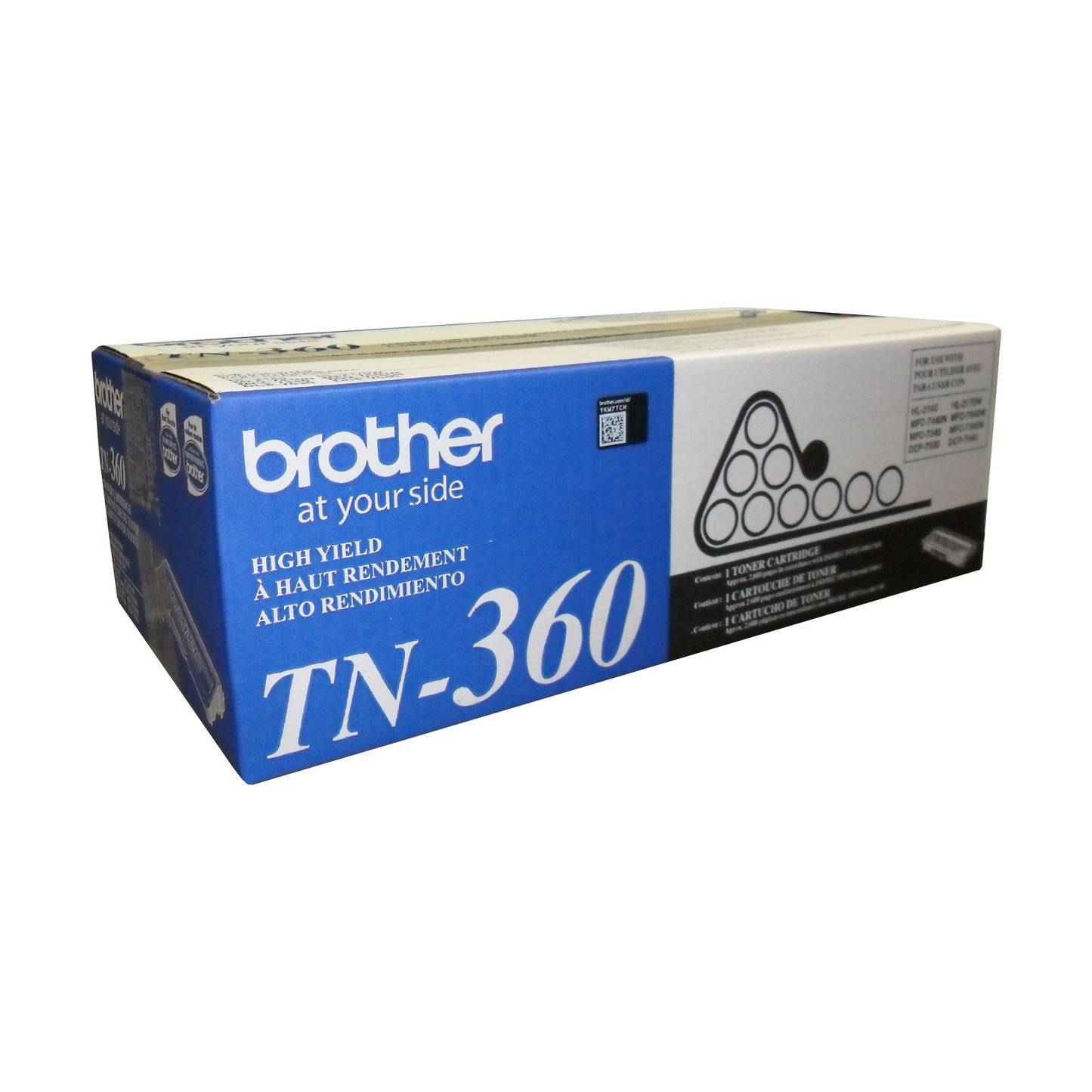 Brother TN360 Toner Cartridge Black, High Yield