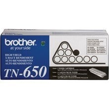 Brother TN650 Black Toner Cartridge, High Yield