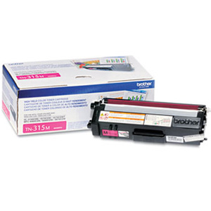 Brother TN315M Magenta Toner Cartridge, High Yield