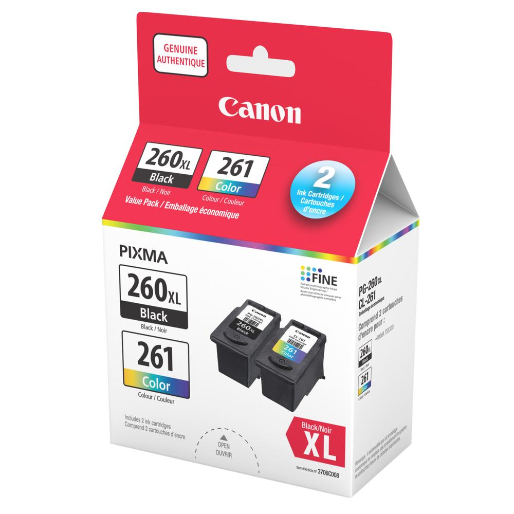 PG-260XL/CL-261 Ink Value Pack