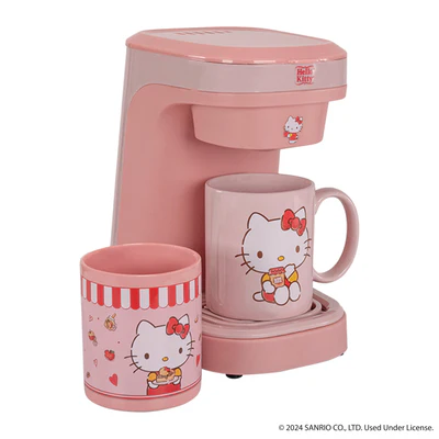 Cafetière avec 2 tasses Hello Kitty