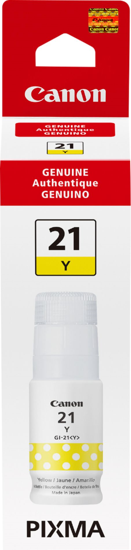 GI-21 Yellow Ink Bottle SKU 4539C001