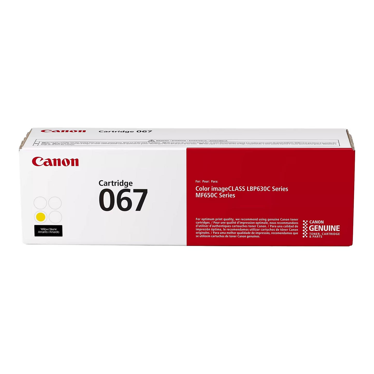 Canon 067 Yellow Standard Yield Toner Cartridge (5099C001)