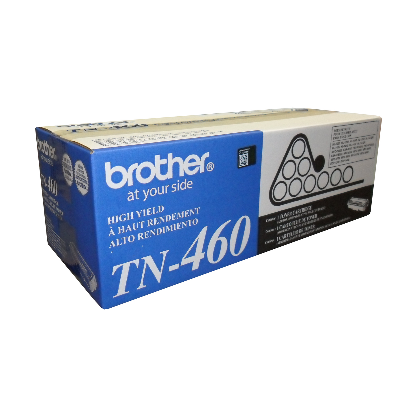 Brother TN460 Black Toner Cartridge, High Yield