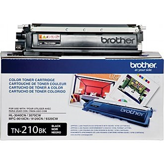 Cartouche de toner noir Brother TN210BK, rendement standard