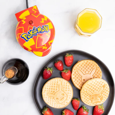 Mini Waffle Maker Pokemon Pikachu