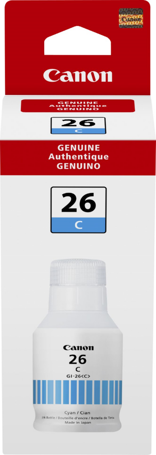 GI-26 Cyan Ink Bottle SKU 4421C001